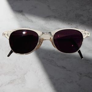 VINTAGE‎ 1960's ART CRAFT- WOMEN'S CAT EYE ALUMINUM EYEGLASS FRAMES ONLY